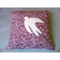Coussin Chouettes roses