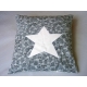 Coussin Chouettes grises