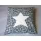 Coussin Chouettes grises