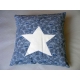 Coussin Chouettes bleues