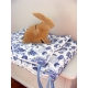 Tour de lit Chouettes bleues