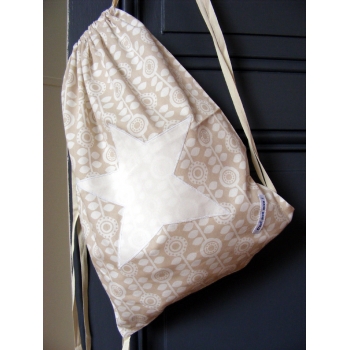 Sac gouter enfant Pop beige