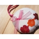 Guirlande simple Rond Costume rose