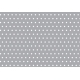 coton pois gris