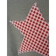 T-shirt personnalisé beige étoile Pois rouges