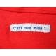T-shirt personnalisé rouge hirondelle Coquelicot
