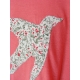 T-shirt personnalisé rose hirondelle Coquelicot