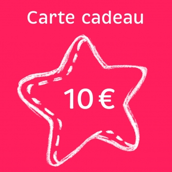 Carte cadeau 10 €