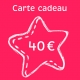 Carte cadeau 40 €